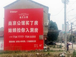 鹿寨墙体广告在乡镇、农村市场的媒体优势