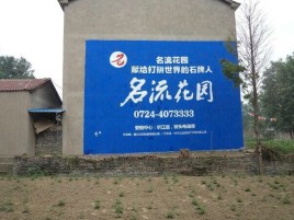 鹿寨农村墙体广告的长尾效应