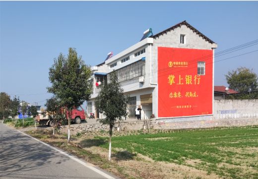 鹿寨墙体广告具有的独特优势