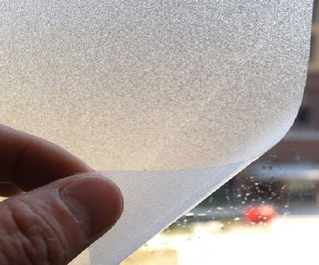 鹿寨玻璃门外面粘广告用什么材料好？