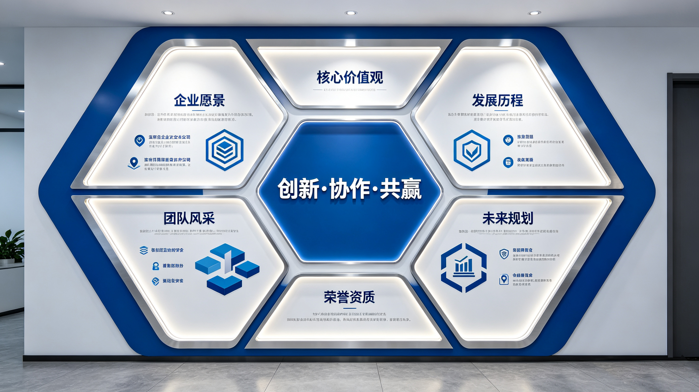 鹿寨企业文化墙六边形避坑指南（新手常犯5个错误）